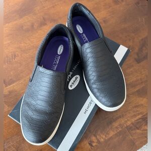 Dr. Scholl's Textured Black Slip on